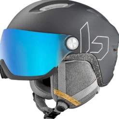 Casco con visiera Bollé V-Atmos Black Matte Photochromic Blue