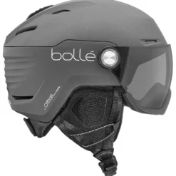 Casco con visiera Bollé V-Ryft Pure Black Coal Matte Photochromic Blue