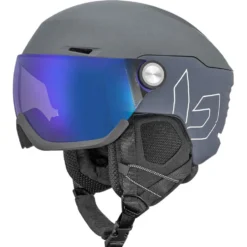 Casco con visiera Bollé V-Ryft Pure Grey Matte Photochromic Blue