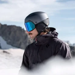 Casco con visiera Bollé X-Fusion Mips Titanium Black Matte Photochromic Blue