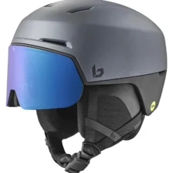 Casco con visiera Bollé X-Fusion Mips Titanium Black Matte Photochromic Blue