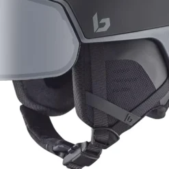 Casco con visiera Bollé X-Fusion Black Steel Matte Photochromic Silver