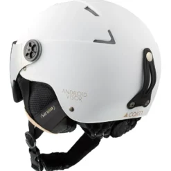 Casco con visiera Cairn Android Visor Mat White Biscuit