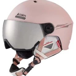 Casco con visiera Cairn Eclipse Rescue Mat Powder Pink