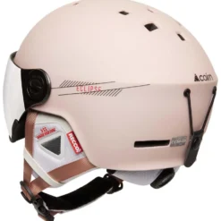 Casco con visiera Cairn Eclipse Rescue Mat Powder Pink