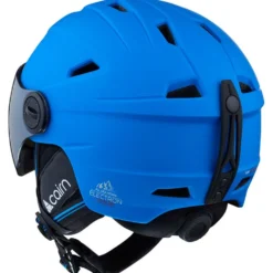 Casco con visiera Cairn Electron Visor Junior Mat King Blue