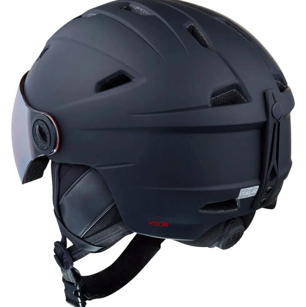 Casco con visiera Cairn Impulse Visor Mat Black