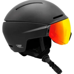 Casco con visiera Cebe Rise Vision Black Vario Flash Red Photochromic