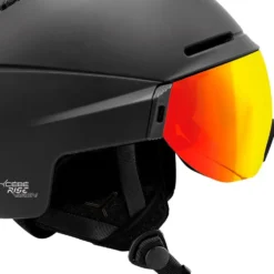 Casco con visiera Cebe Rise Vision Black Vario Flash Red Photochromic