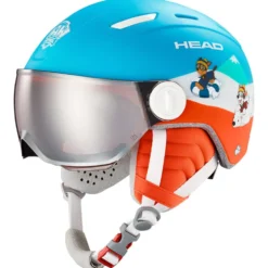 Casco con visiera Head Mojo Visor Paw Silver Red