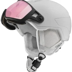 Casco con visiera Julbo Globe Blanc Reactiv 1-3 High Contrast