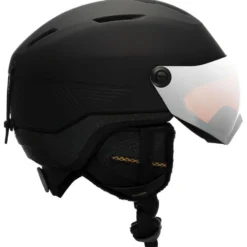 Casco con visiera Rossignol Fit Visor Impacts Women Black Orange Silver Mirror