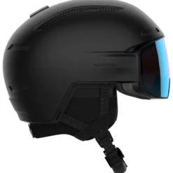 Casco con visiera Salomon Driver Prime Sigma Photo Mips Black Sky Blue