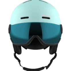 Casco con visiera Salomon Orka Visor Bleached Aqua Flash Blue