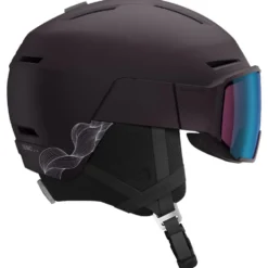 Casco con visiera Salomon Osmo Pro Night Shade Sigma Photo Sky Blue