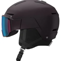 Casco con visiera Salomon Osmo Pro Night Shade Sigma Photo Sky Blue