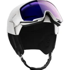 Casco con visiera Salomon Osmo Pro White Sigma Photo Sky Blue
