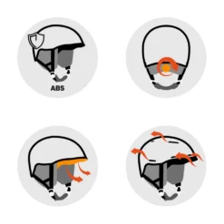 Casco Poc Pocito Skull Fluorescent Orange