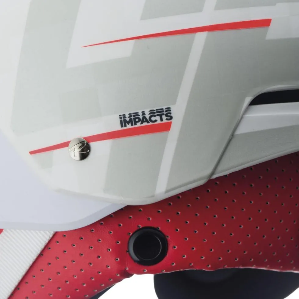 Casco Rossignol Hero Slalom Impacts + Chinguard White