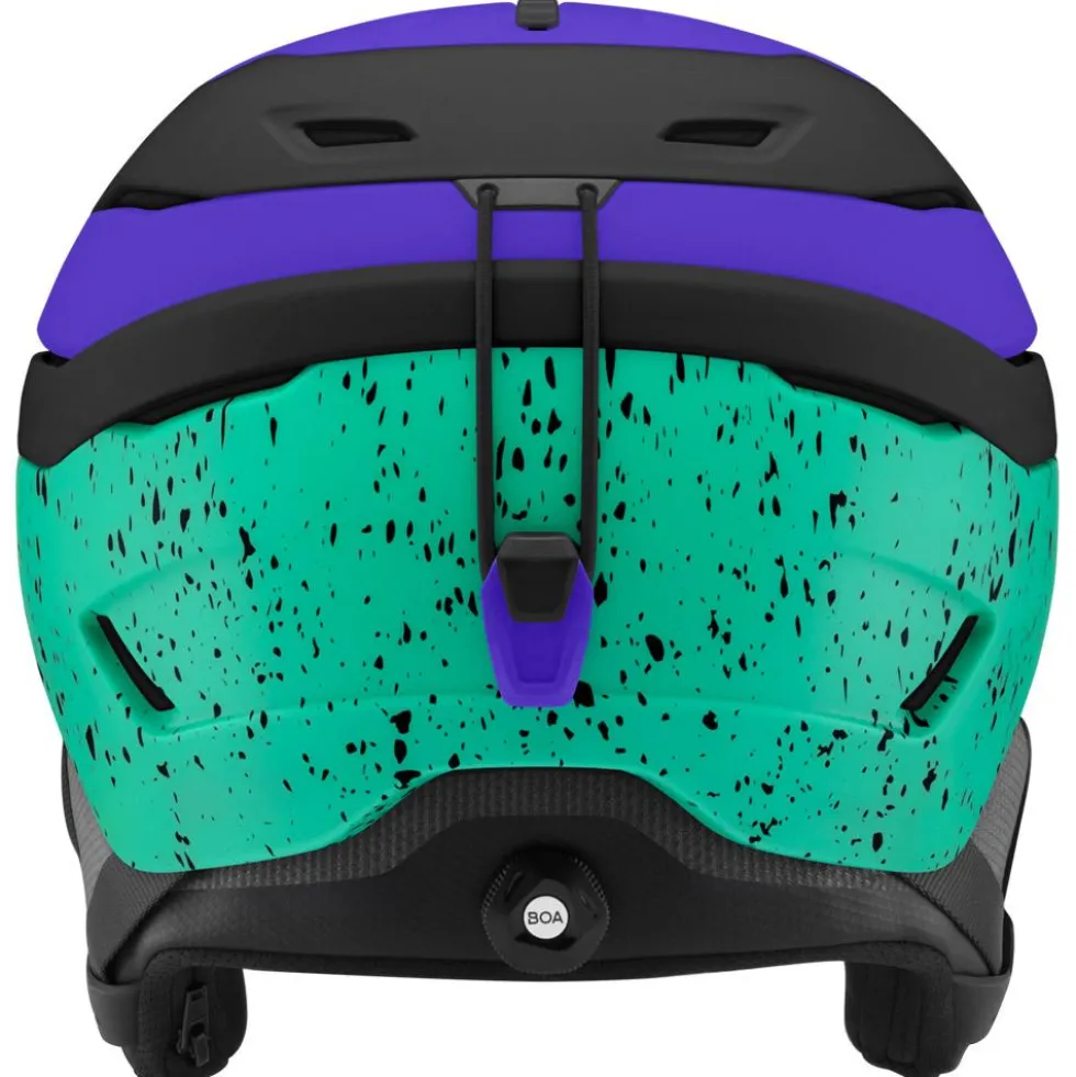 Casco Smith Vantage 2 Mips Matte Black Ultraviolet Emerald City