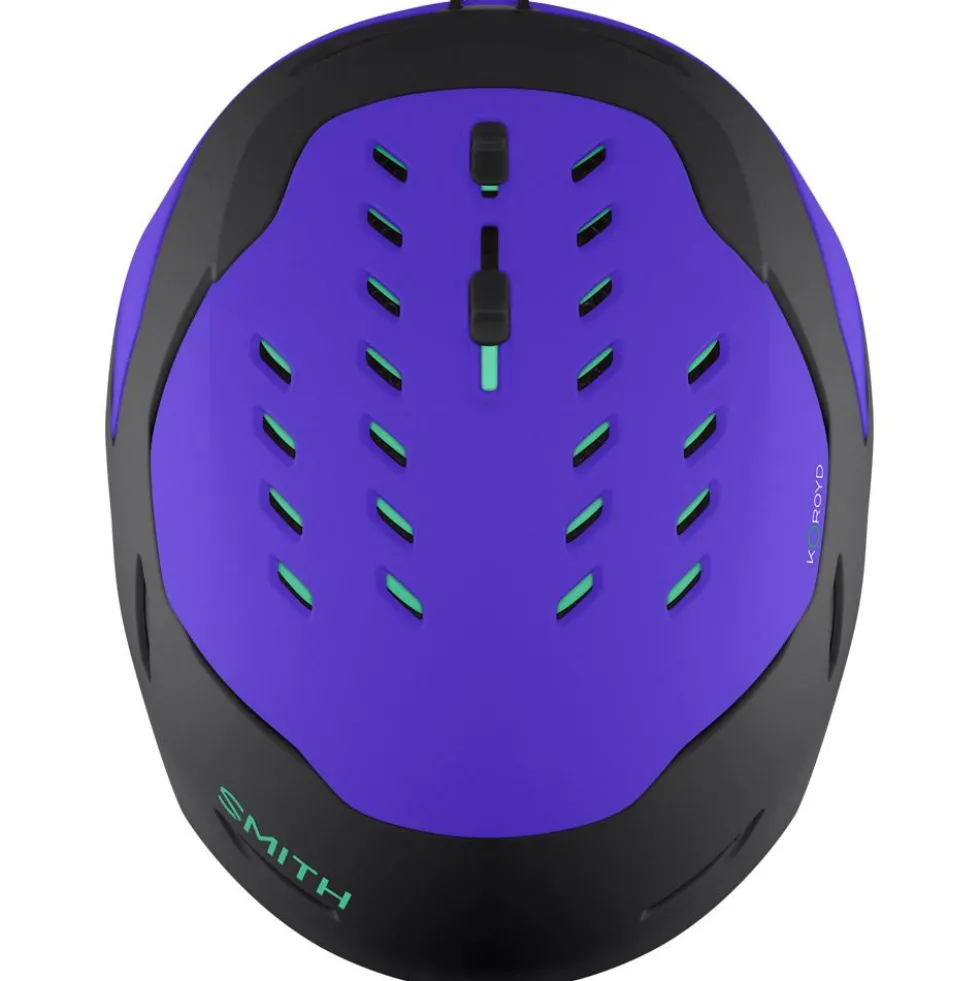 Casco Smith Vantage 2 Mips Matte Black Ultraviolet Emerald City