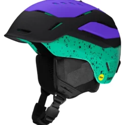 Casco Smith Vantage 2 Mips Matte Black Ultraviolet Emerald City