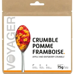 Cibo liofilizzato Voyager Crumble Pomme-Framboise 75 g.
