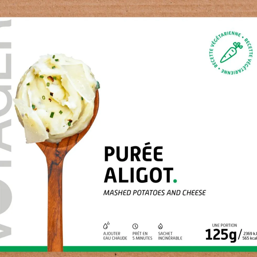 Cibo liofilizzato Voyager Purée Aligot 125 g.