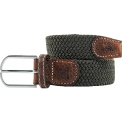 Cintura BillyBelt Tressée Vert Kaki