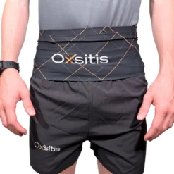 Cintura da corsa Oxsitis Slimbelt Gravity Black Orange
