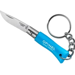 Coltelli Opinel Porte-Clés N°2 Bleu Cyan Inox