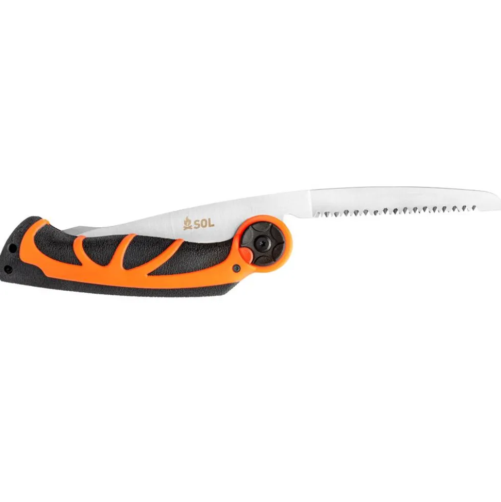 Coltelli SOL Stoke Pivot Knife & Saw Black Orange