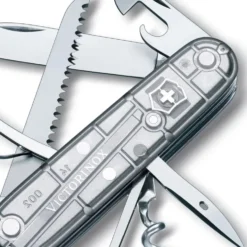 Coltelli Victorinox Huntsman Silvertech Grey Argent Translucide