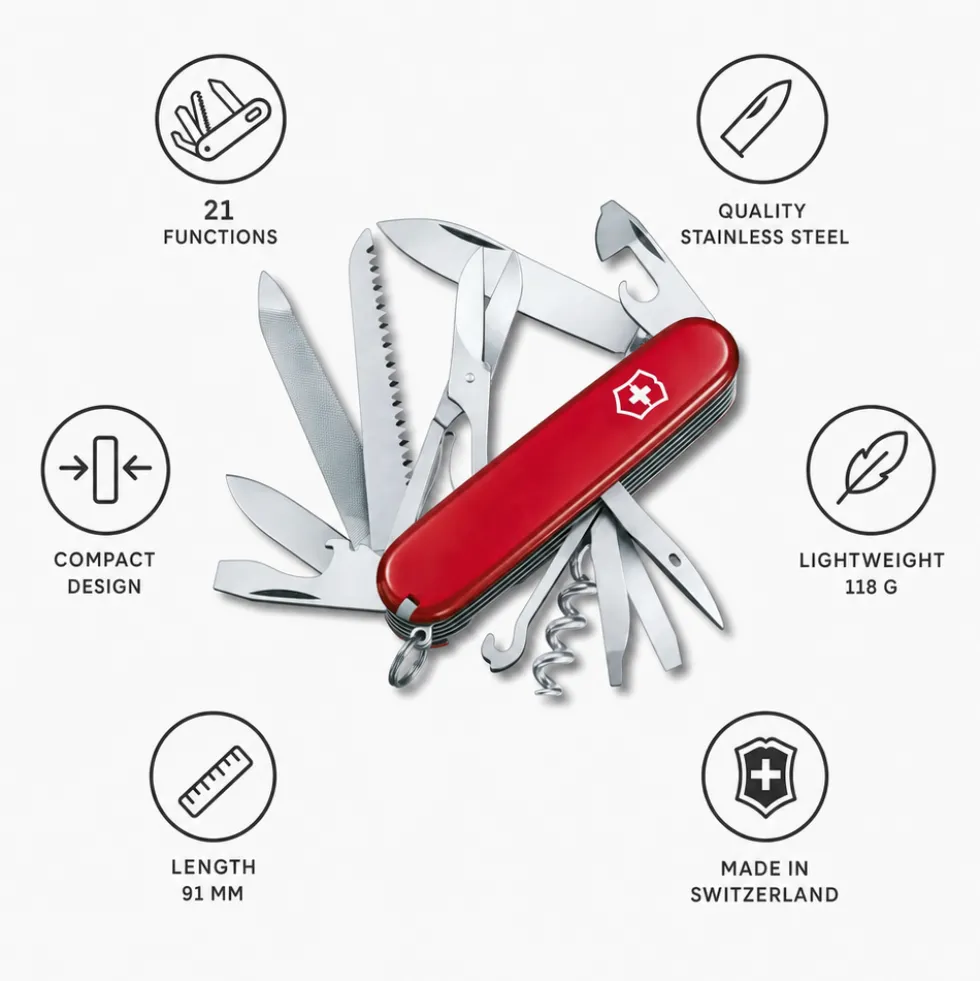 Coltelli Victorinox Ranger Mat Red