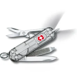 Coltelli Victorinox Signature Lite Silvertech Grey Argent Translucide