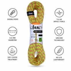 Corde Beal Cobra II 8.6mm Dry Cover Anis
