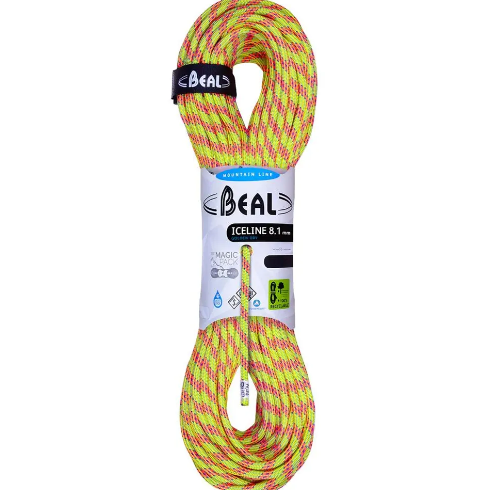 Corde Beal Ice Line 8.1mm Golden Dry (pack of 2) Anis Orange