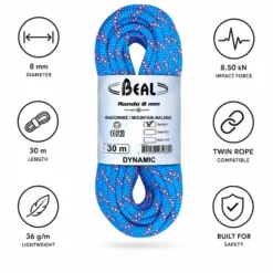 Corde Beal Rando 8mm Blue