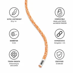 Cordini Petzl Rad'line 6.0mm