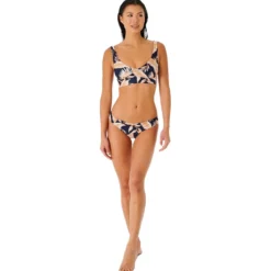 Costume da bagno Rip Curl Brassière Mirage Reco Crop Navy