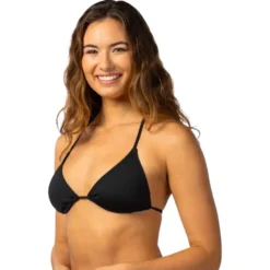 Costume da bagno Rip Curl Classic Surf Sliding Triangle Bikini Top Black