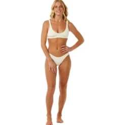 Costume da bagno Rip Curl Culotte Dreams Good Pant Off White