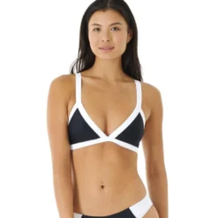 Costume da bagno Rip Curl Haut de Bikini Mirage Colour Block Black