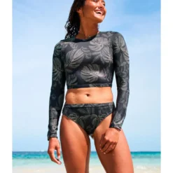 Costume da bagno Roxy Pro The Tilt - Bas de maillot à couvrance intégrale Anthracite The Palms Wetsuit