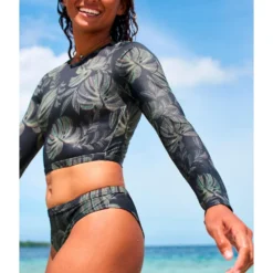 Costume da bagno Roxy Pro The Tilt - Bas de maillot à couvrance intégrale Anthracite The Palms Wetsuit