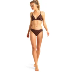 Costume da bagno Roxy Roxy Pro Wave - Bas de Bikini échancré Chocolate Plum Polkabiscus