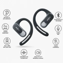 Cuffie Shokz OpenFit Air Noir