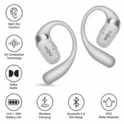 Cuffie Shokz OpenFit 2 Plus Gris