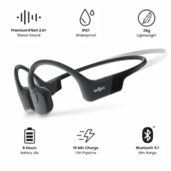 Cuffie Shokz OpenRun Mini Noir Cosmique