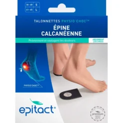 Cura piedi Epitact Talonettes Anti-chocs Black